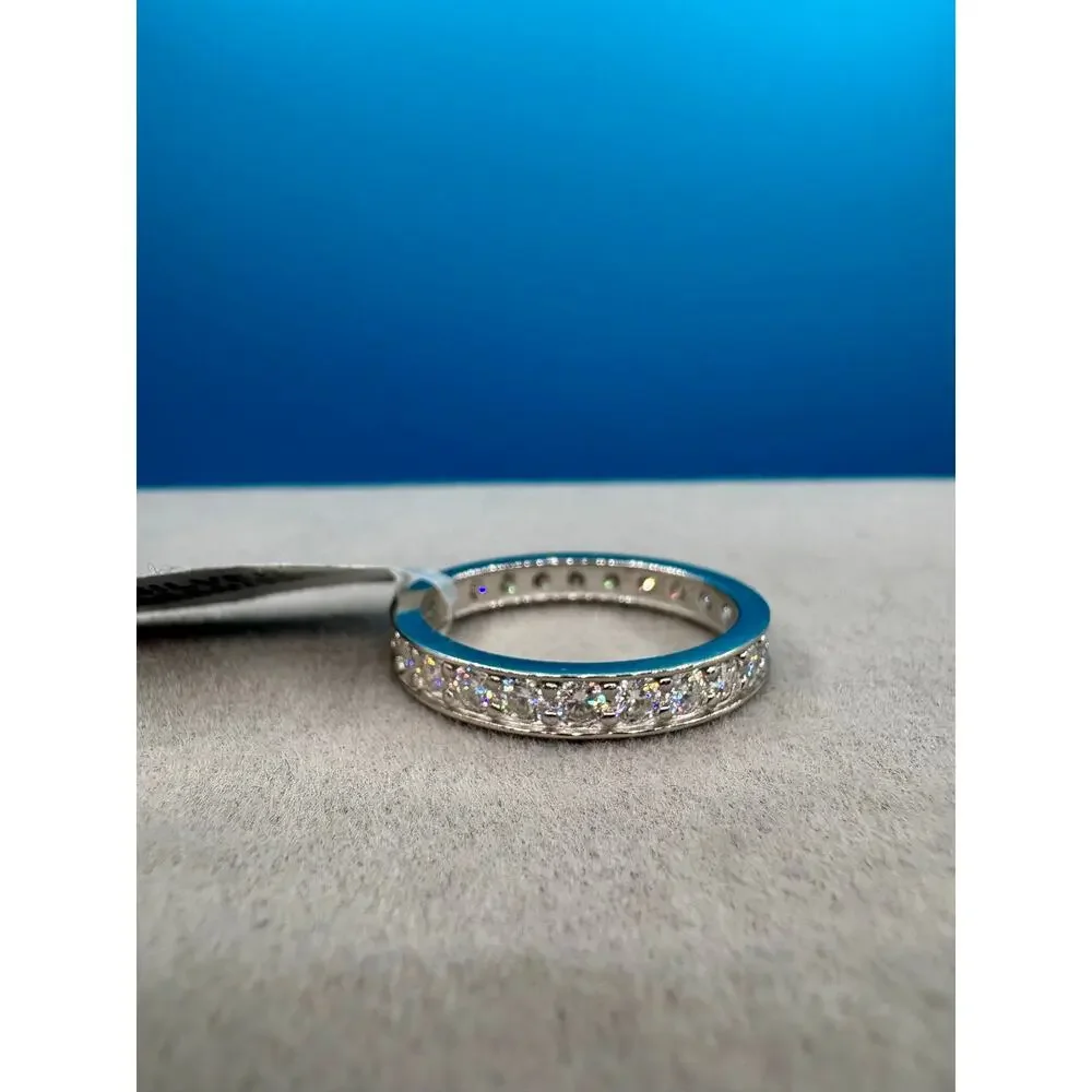 NWT - Men's 3CTW Moissanite Eternity Band - Size 11.5